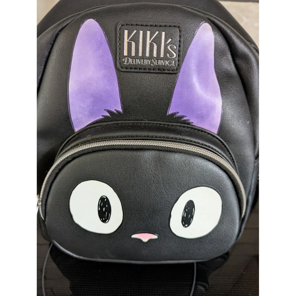 Studio Ghibli Kiki's Delivery Service Jiji Black Cat Mini Backpack Faux Leather